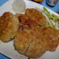 ミナヅキカナ's cooksnap of when they made ヘルシー☆和風キノコ・豆腐ハンバーグ☆.