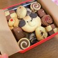 Ume星cafe's cooksnap of when they made お正月・お年賀に☆簡単戌クッキー。.
