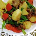 みっちゃん❇️68's cooksnap of when they made かぶと牛肉のカレー粉炒め.