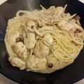しらたまこむぎ's cooksnap of when they made 柚子胡椒の豆乳クリームパスタ.