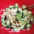 みみおたん's cooksnap of when they made 切り干し大根ときゅうりのポン酢サラダ.