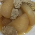 セグちゃん's cooksnap of when they made ❀豚ミンチと大根舞茸の煮物❀.