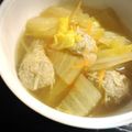 貴裕慧's cooksnap of when they made ヘルシー！白菜と肉団子の和風甘酢あん.