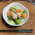caolumom's cooksnap of when they made 鶏胸肉とゴボウとブロッコリー蒸し.