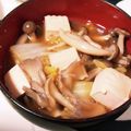 おかずさん88's cooksnap of when they made 白菜豆腐いりキノコ汁.