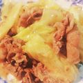 ☆るんるんぴょん吉's cooksnap of when they made 【ごまドレ】牛肉と春キャベツ炒め.