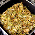 クックCQB3P3☆'s cooksnap of when they made 鶏むね肉と小松菜のねぎ塩炒め.