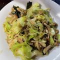 ＭＩ−ＳＡＮ's cooksnap of when they made キャベツと海苔チーズの和え物*.