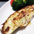 harukino's cooksnap of when they made ヒラメのガリバタ醤油レモンのムニエル.