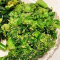 カレル777's cooksnap of when they made 春の味 お出汁が染みた菜の花の辛子和え.