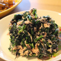 jonu's cooksnap of when they made 簡単！ほうれん草とひじきのサラダ.