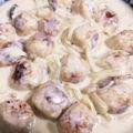 くむちん's cooksnap of when they made 旨い(〃^ー^〃)鶏つくねのクリーム煮♬.