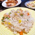 oiin's cooksnap of when they made 【簡単】フライパンで本格エビピラフ.