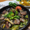 りえっくす♡'s cooksnap of when they made 簡単絶品♪砂肝とブロッコリーのアヒージョ.