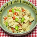 tokotann's cooksnap of when they made 挽肉と人参の炒り豆腐.