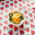 あやちん０８１６'s cooksnap of when they made アスパラとサラダチキンの中華風卵炒め.