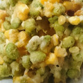 虹色♪︎ちゅーりっぷ's cooksnap of when they made トウモロコシと枝豆のかき揚げ（天ぷら）.