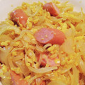 rukiruna's cooksnap of when they made 簡単＊ウィンナーと玉ねぎの卵炒め.