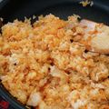 かぉP's cooksnap of when they made 【給食の味】大人気☆キムチチャーハン.