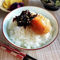 いなばっくす☆'s cooksnap of when they made ご飯のお供♪「昆布の佃煮と梅干し」.