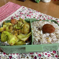クック49L4Ho☆'s cooksnap of when they made 朝食に☆ソーセージとキャベツ卵マヨ炒め.