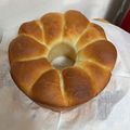 Aco313's cooksnap of when they made ◎シフォン型で 超ふわふわ食パン◎.
