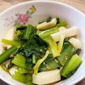kbkstk's cooksnap of when they made ☺簡単もう一品♪小松菜と蒲鉾の和え物☺.