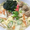 Chevon's cooksnap of when they made ほっこりかき玉うどん.