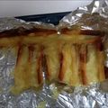 unauna72's cooksnap of when they made トースターで竹輪のチーズ焼き.