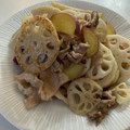 ゆかちゃん♡'s cooksnap of when they made れんこんとさつま芋と豚肉のオイスター炒め.