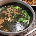 ✱Lily✱'s cooksnap of when they made 焼肉屋さんのわかめスープ.