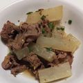 あるふぁ～すぴか's cooksnap of when they made 大根と牛薄切り肉のにんにく煮.