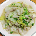 55才のおじさん's cooksnap of when they made 白菜と豚ばら肉のゆず胡椒炒め♪.