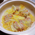 kisaragicats's cooksnap of when they made 豚ひき肉と白菜は今日もまた二人罪を重ね煮.