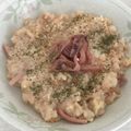 チェリチョコ's cooksnap of when they made 塩辛と味噌のリゾット.