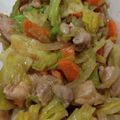 harunono's cooksnap of when they made 鶏肉とキャベツのごまみそ照り焼き.