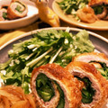 emola's cooksnap of when they made 胡麻ドレで生姜焼き風☆油揚げの豚肉巻き.