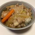 まいたけさん↑'s cooksnap of when they made 簡単☆豚肉と白菜のシンプル中華丼.