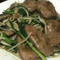 Remtan's cooksnap of when they made レバー臭くない！絶品「レバニラ炒め」.