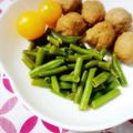 ふうはっちゃん's cooksnap of when they made インゲン(斗六)きんぴら.