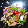 クックYC4Q62☆'s cooksnap of when they made シーチキンのラープ.