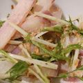 クックS5N2AF☆'s cooksnap of when they made 大根と水菜サラダ梅肉マヨ.