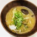 azbjbn's cooksnap of when they made 茸たっぷり生姜のお味噌汁 ぽっかぽか.