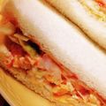 こずっぺ's cooksnap of when they made 時短！いり卵サンド(ケチャップ味).