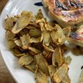 chie1207's cooksnap of when they made 揚げない♪カリカリ☆ ごぼうチップス♪.