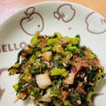 たるとたたん♪'s cooksnap of when they made 勿体無い！大根の葉でおにぎりの具.