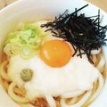 ナツ☆ママ's cooksnap of when they made 鬼滅の刃飯！炭治郎が食べた山かけうどん！.