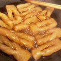 レンリンママ☆'s cooksnap of when they made 焦がしこんにゃくウスターピリ甘辛炒め.