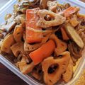 喜八＆Hacchi's cooksnap of when they made れんこん、ごぼう、こんにゃくの甘辛煮.