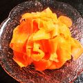 milestone★'s cooksnap of when they made 《人参》ひらひら人参のごま酢和え.